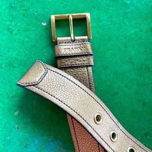Prada Gold Belt